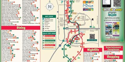 के नक्शे international drive ऑरलैंडो